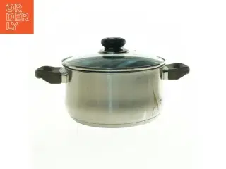 Gryde med glaslåg fra Cook & Baker (str. Diameter, 23 cm h 12 cm)