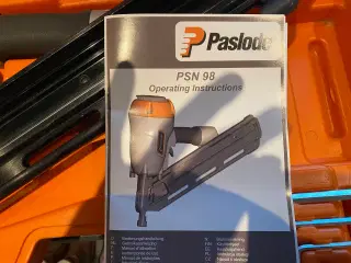 Paslode PSN 98 sømpistol incl kuffert 