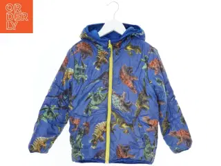 Blå jakke med dinosaurprint fra Esprit (str. 116)