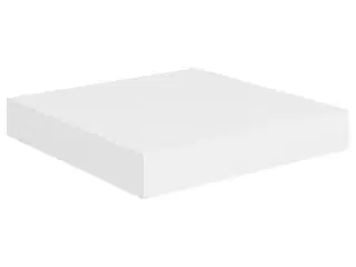 Væghylder 2 stk. 23x23,5x3,8 cm MDF hvid