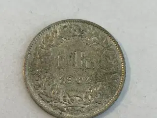 1 Franc Switzerland 1962