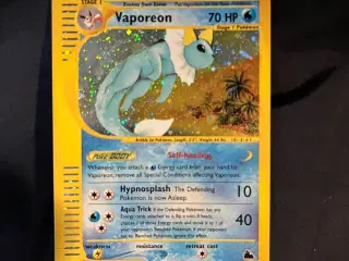 Vaporeon H31, skyridge holo