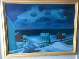 "Vintereftermiddag ved Havet, 1965  K.Kristensen
