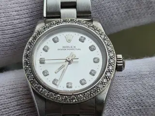 Rolex Dameur med naturlige diamanter