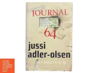 Jussi Adler-Olsen &#39;Journal 64&#39; bog fra Politikens Forlag