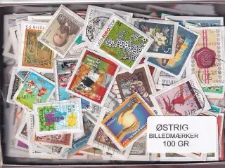 Østrig 100 g. Billedmærker