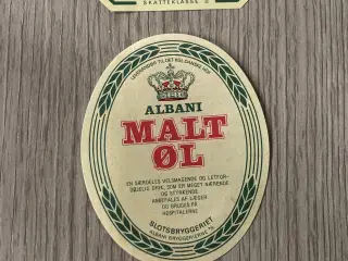 Albani Bryggerierne – Malt Øl