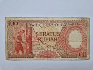 100 Rupiah Indonesia 1958