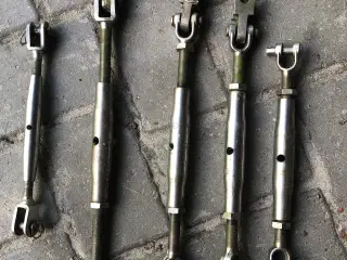Vantskruer rustfri 