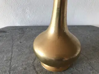 Stor messing vase (vintage)
