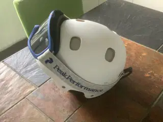 POC skihjelm + Peak briller, Salomon hjelm + brill