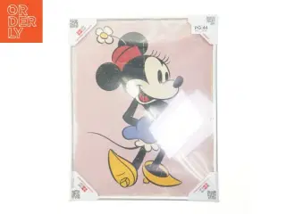 Minnie Mouse plakat med ramme fra Rye Merc (str. 40x50 cm)