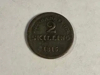 2 Skilling 1815