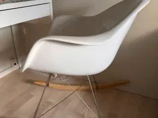 Gyngestol hvid højglans