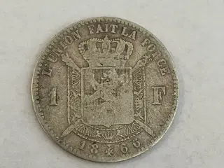1 Franc Belgium 1866