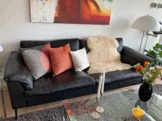 Skalma sofa læder sofa
