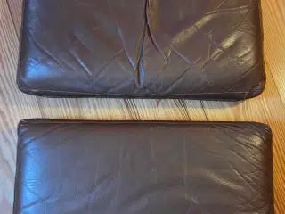 Hans J Wegners hynde sæt brun læder