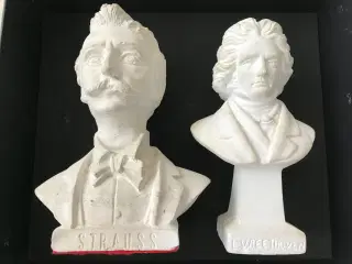 Figur Beethoven &  Strauss h 15 cm