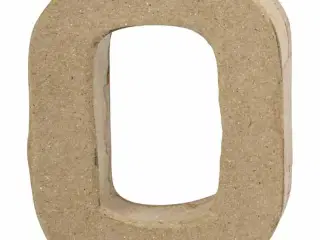 Håndlavet Papmaché Tal - 10 cm Høj, Unik Dekoration