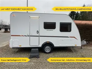 2025 - Weinsberg CaraCito 390 QD E-Power   KVALITET TIL LAVPRIS. FULD ELEKTRISK CAMPINGVOGN helt uden gas installationer. KØREKLAR VÆGT KUN 795 KG.