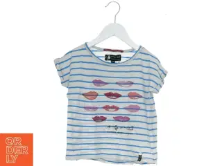 T-shirt med striber og læbedesign fra Pepe Jeans (str. 128)