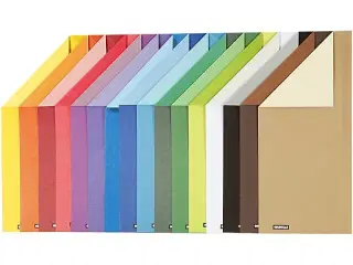 Color Bar Rivepapir, A4, ark 210x297 mm, 100 g, 16ass. ark/ 1 pk.