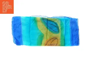 Flerfarvet silketørklæde (str. 45 x 165 cm)
