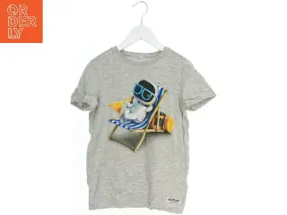 Grå T-shirt med Astronaut Motiv fra Name It (str. 140)