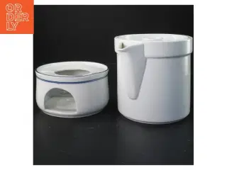 Royal Copenhagen porcelæn kaffekande med varmer (str. 20 cm)