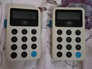 2 dankort automater inkl. ledninger