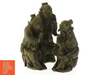 Skulptur af tre kinesiske mænd(str. 8 cm) (str. 8 cm)