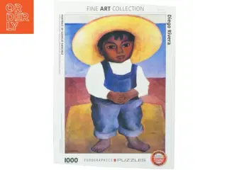 Puslespil med kunstmotiv af Diego Rivera (str. 1000 brikker)
