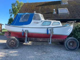 Motorbåd incl. vogn