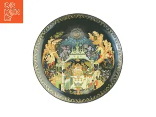 Samlertallerken med historisk motiv (str. 20 x 20 cm)