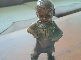 Bronze figur støvle lise
