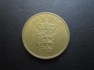 2 kroner 1959 pæn