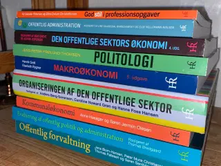 Studiebøger til administrationsbachelor 