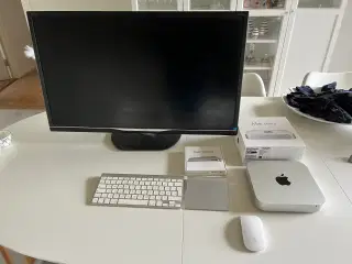 Mac mini med 32 “ skærm 