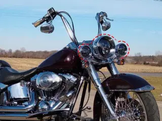 LED tågelygter til Harley-Davidson