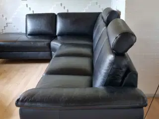 Sofa med chaiselong 