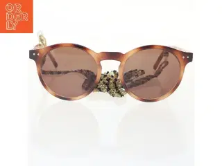 Runde solbriller med kæde (str. 14 cm)