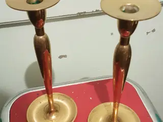 Lysestager Messing 
