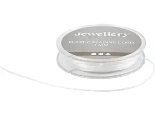 Elastiksnor, flad, tykkelse 1 mm, 10m/ 1 rl.