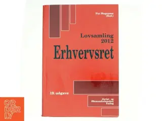 Lovsamling 2012 : erhvervsret af Per Mogensen (Bog)
