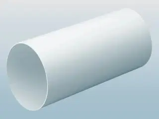 ⭐️- Rør 1000 mm x ø125mm - Easipipe Ventilation