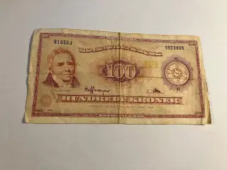 100 Kroner 1965 Erstatningsseddel