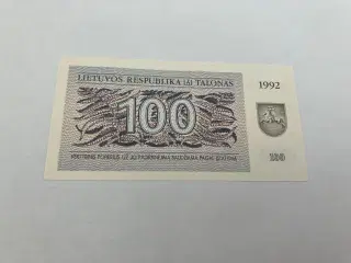 100 Talonas Lithuania 1992