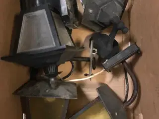 Diverse udendørs lamper 