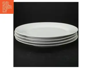 Middagstallerkener i hvid (str. Ø. 27 cm)