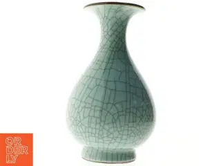 Stor vase med krakeleret effekt (str. 32 cm)